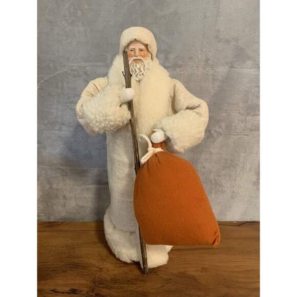 VTG Santa Claus Saint Nicholas Kris Kringle Staff & Gifts Christmas Mornin Brand - Picture 1 of 9